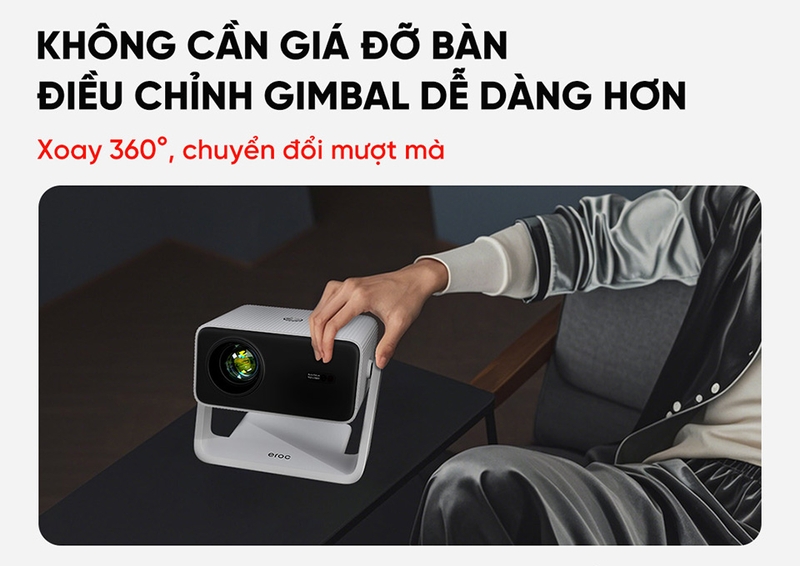 Eroc Flip nổi bật với thiết kế vuông vức đầy hiện đại