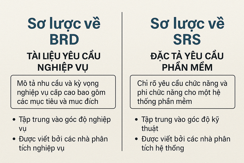 Sơ lược về BRD và SRS