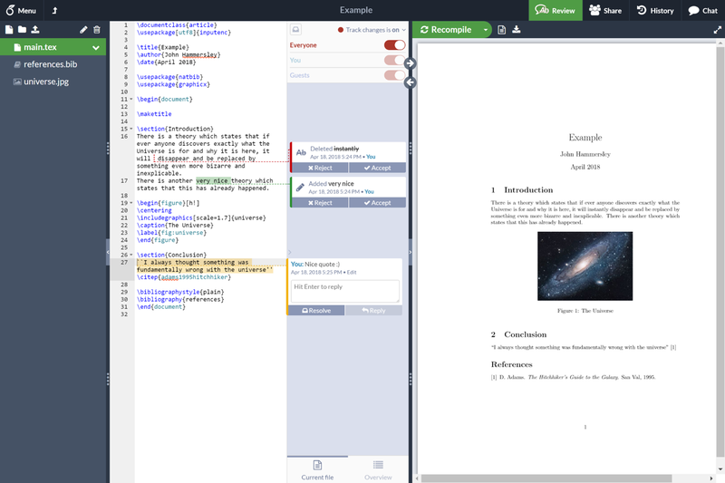 Sử dụng công cụ online Overleaf