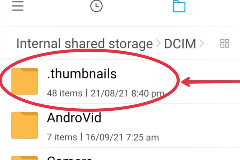File .thumbnails là gì?