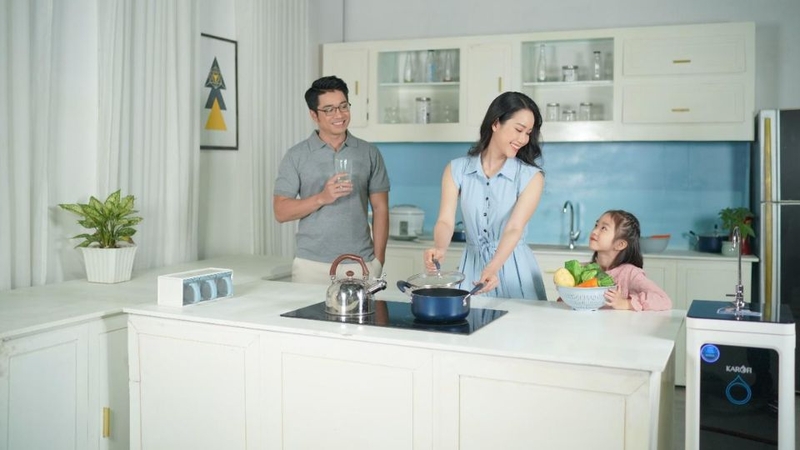 Dùng máy lọc nước