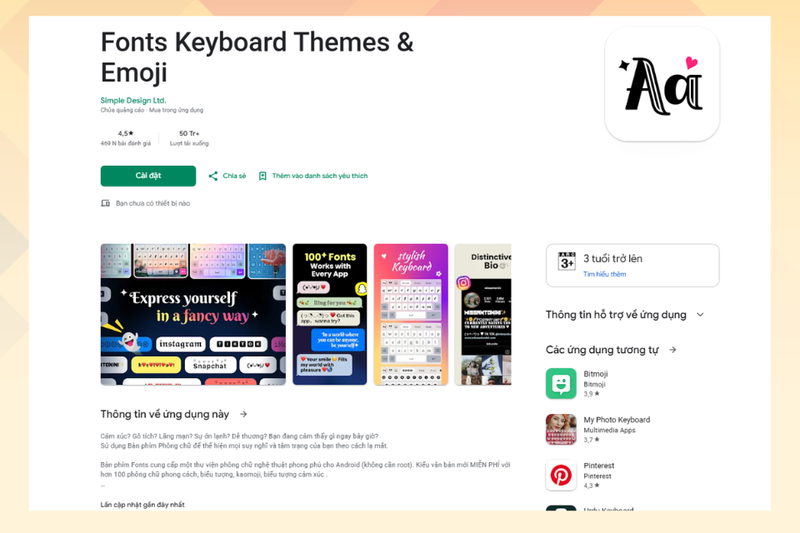 Fonts Keyboard