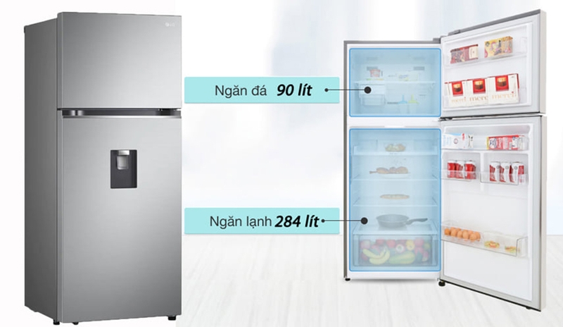 Tủ Lạnh LG Inverter 374 Lít GN-D372PS