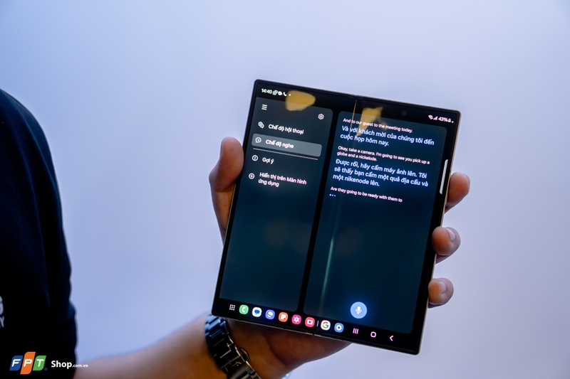 Công cụ soạn văn bản được tích hợp trên bàn phím Samsung