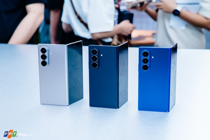 Năm nay, Samsung mang đến các tùy chọn màu sắc nổi bật cho Z Fold7