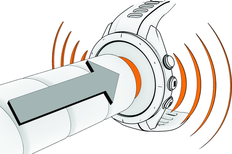 Người chơi chỉ cần kích hoạt tính năng theo dõi gậy trên đồng hồ Garmin tương thích