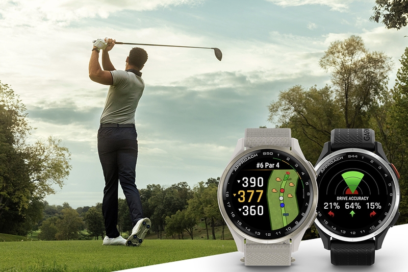 Garmin Approach S50 sở hữu thiết kế tinh tế, mỏng nhẹ