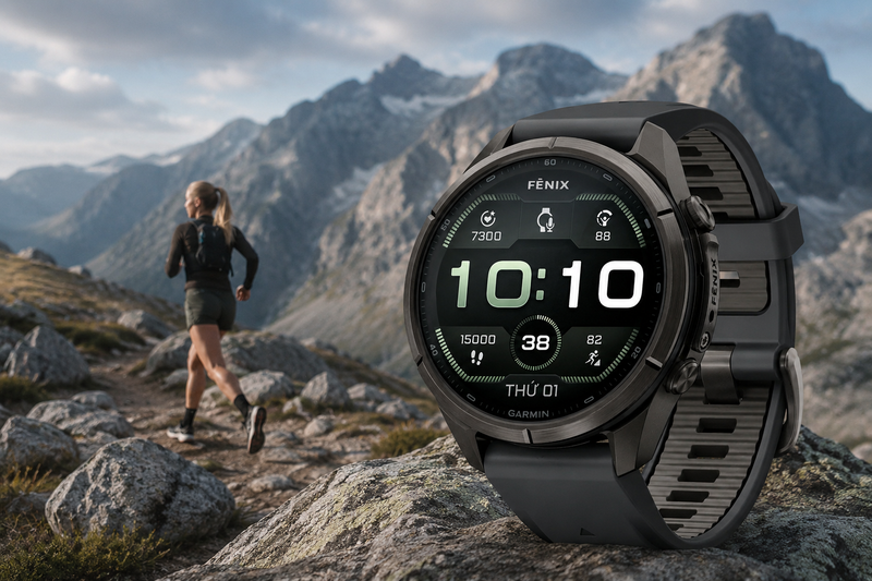Vỏ Titanium phủ DLC Carbon Gray tạo khác biệt với bản tiêu chuẩn