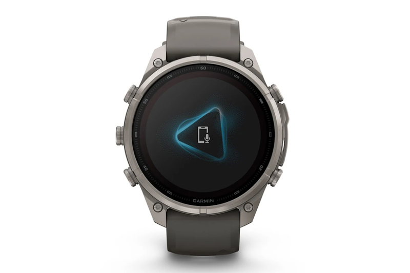 Garmin Fenix 9 Pro Titanium 47mm Solar Dây Silicone Xám Sỏi ảnh 11