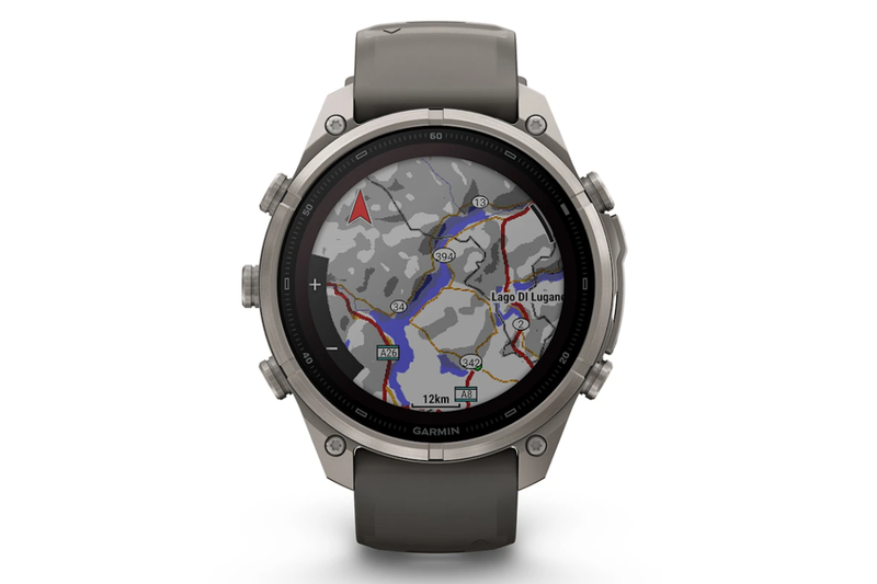 Garmin Fenix 9 Pro Titanium 47mm Solar Dây Silicone Xám Sỏi ảnh 9