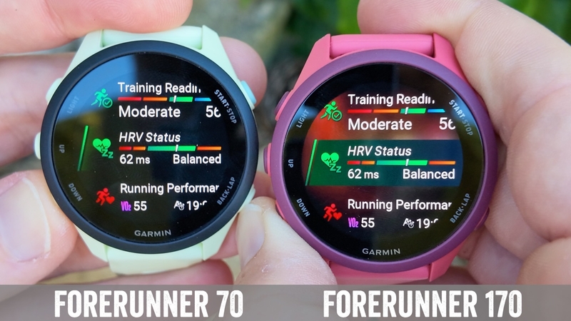 So sánh Garmin Forerunner 70 và Forerunner 170 ảnh 2
