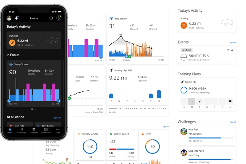 Garmin Instinct 3 tương thích với cả điện thoại Android và iOS