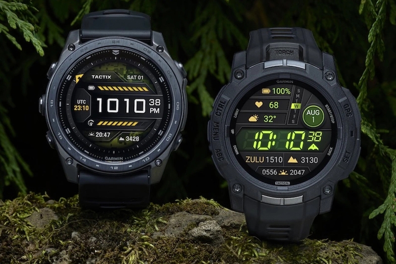 Điểm nổi bật nhất của Garmin Instinct 3 Tactical AMOLED chính là màn hình AMOLED 1.3 inch