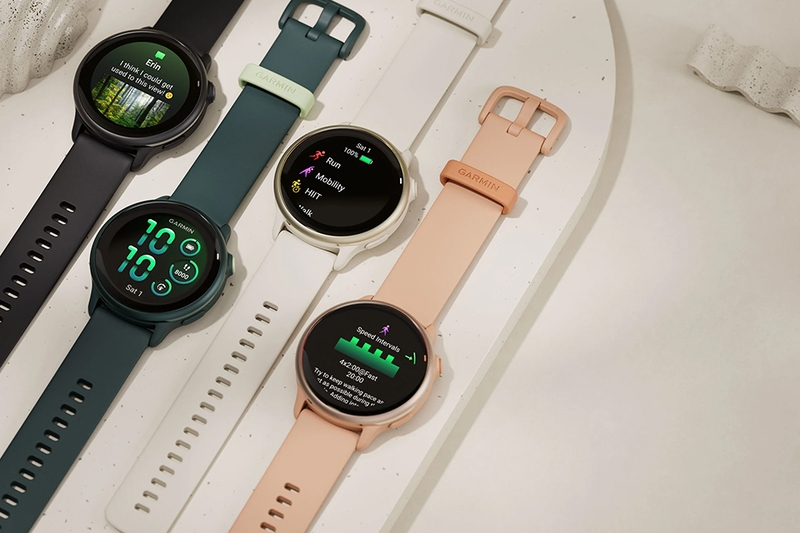 Garmin Vivoactive 6 sở hữu thiết kế gọn gàng với kích thước vỏ 42mm