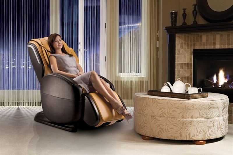 Quan tâm chất liệu con lăn và túi khí ghế massage