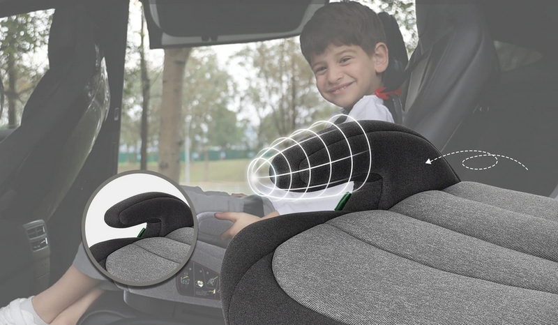 Ghế ô tô trẻ em Jovikids OHHO 125-150cm thoải mái tối đa