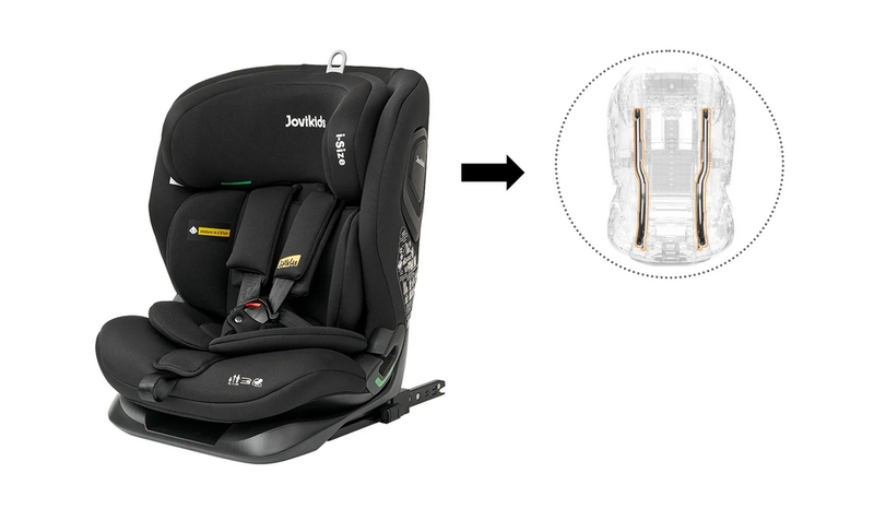 Ghế ngồi ô tô trẻ em Jovikids CICI TT bền, ổn định