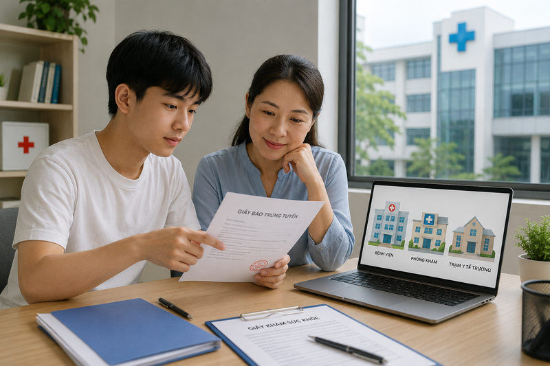 Giấy khám sức khỏe nhập học đại học khám ở đâu - 1
