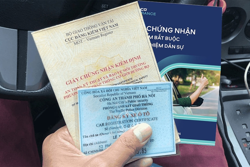 Giấy đăng ký xe và các giấy tờ liên quan