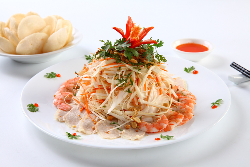 Gỏi củ hủ dừa tôm thịt
