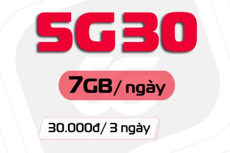 Gói cước 5G30
