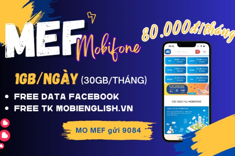 Gói cước MEF MobiFone