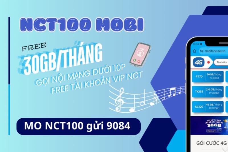 NCT100 - Gói cước giá rẻ