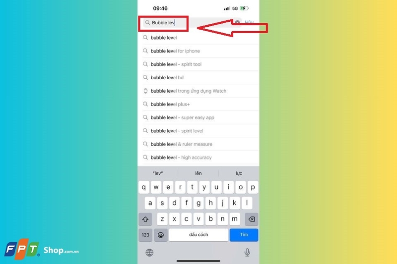 Truy cập và tìm kiếm ứng dụng.