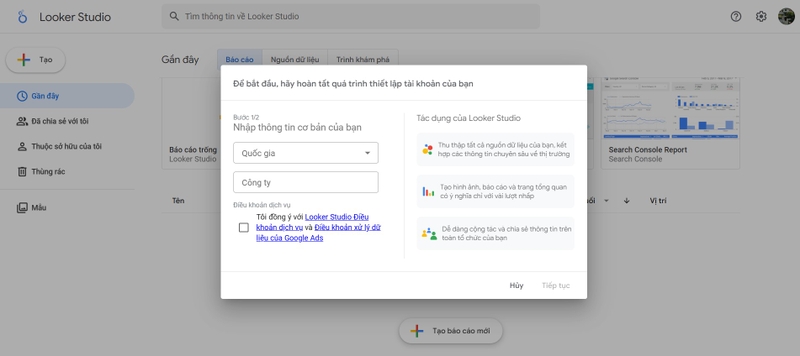 Google Data Studio hình 11
