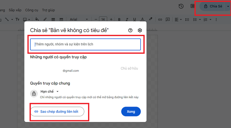 Chia sẻ bản vẽ cho mọi người