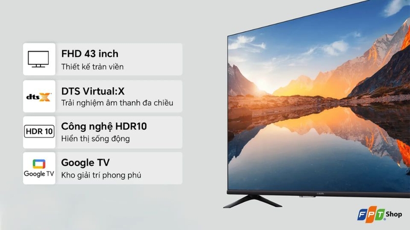 Google Tivi dưới 10 triệu 2