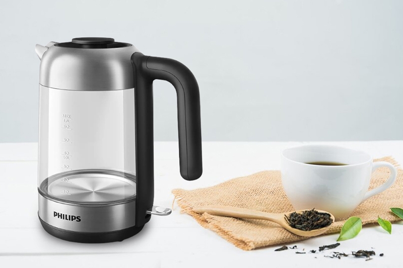Ấm siêu tốc Philips HD9339/80 1.7 lít thủy tinh
