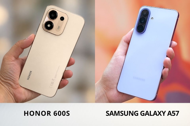 HONOR 600s hay Samsung Galaxy A57 đẹp hơn