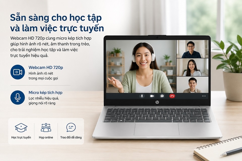 Sẵn sàng cho học tập và làm việc trực tuyến