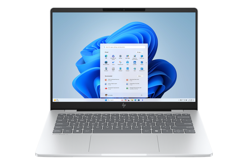 HP OmniBook 7 14-fr0033TU - Bàn phím đèn nền, thao tác thoải mái
