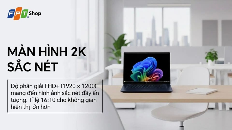 Màn hình hiển thị sắc nét, dễ sử dụng