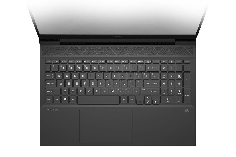 Bàn phím của HP Victus 16 được thiết kế với kích thước full-size và hỗ trợ đèn LED