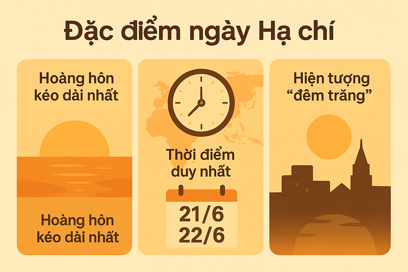 Những đặc điểm của ngày Hạ chí