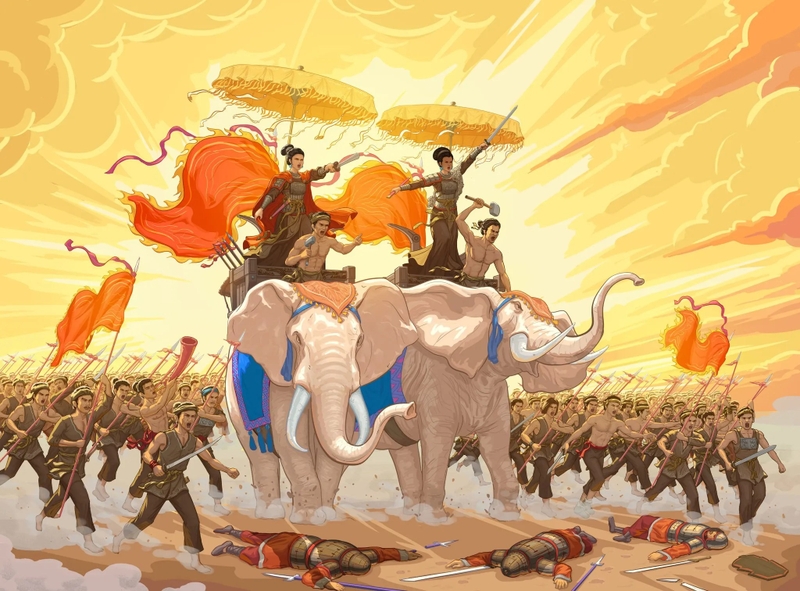 Hình nền PowerPoint lịch sử Việt Nam 2