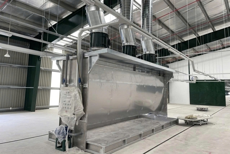 Hệ thống hút bụi sơn ảnh 2