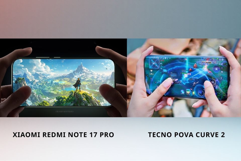 Hiệu năng Xiaomi Redmi Note 17 Pro và Tecno Pova Curve 2