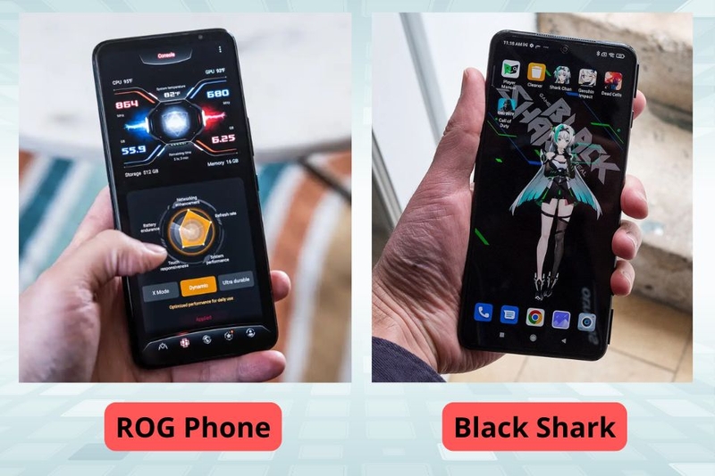 Hiệu năng - cấu hình của ROG Phone và Black Shark