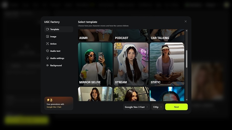 Cách tạo video UGC