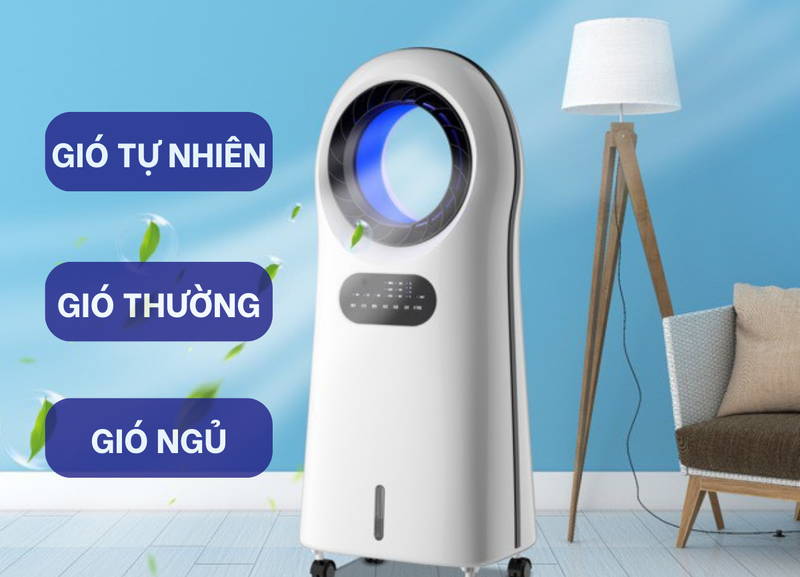 Quạt điều hòa Magic Eco sở hữu nhiều chế độ gió