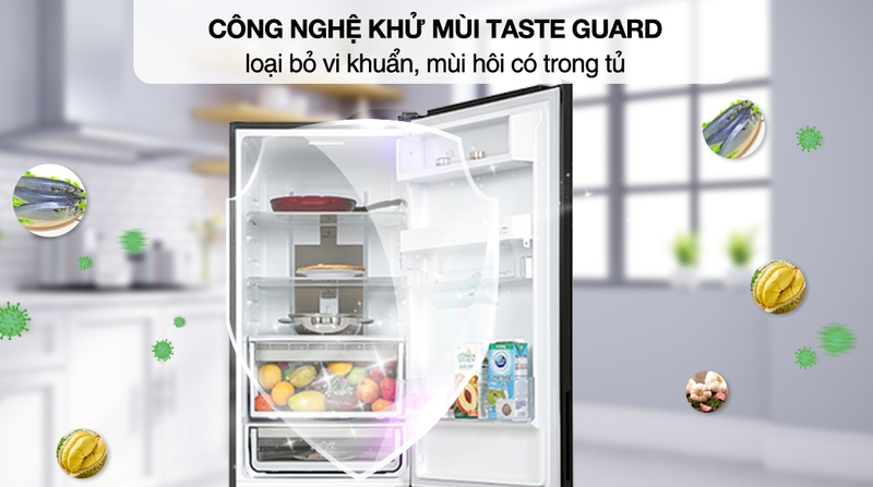 Công nghệ khử mùi TasteGuard trên tủ lạnh Electrolux