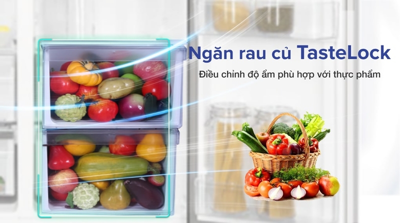 Ngăn rau TasteLock của tủ lạnh Electrolux