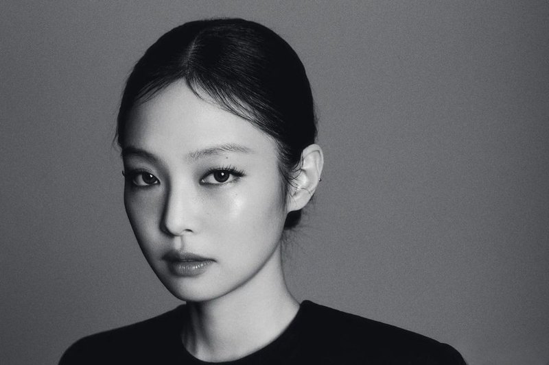 Hình nền Jennie tone đen trắng