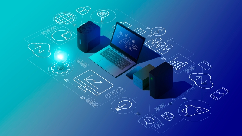 Hình nền PowerPoint tin học (8)