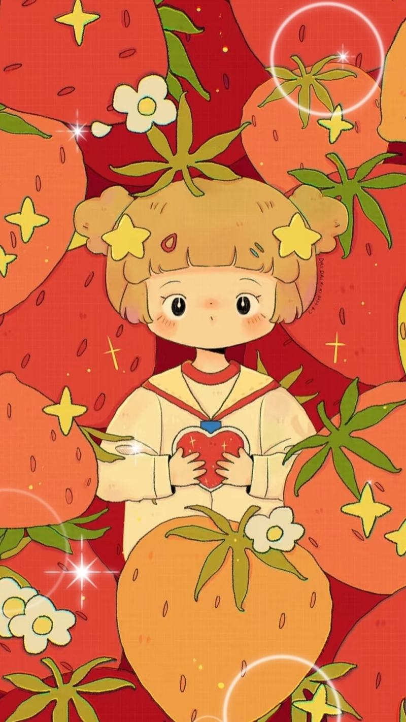 Hình nền dâu tây (10)