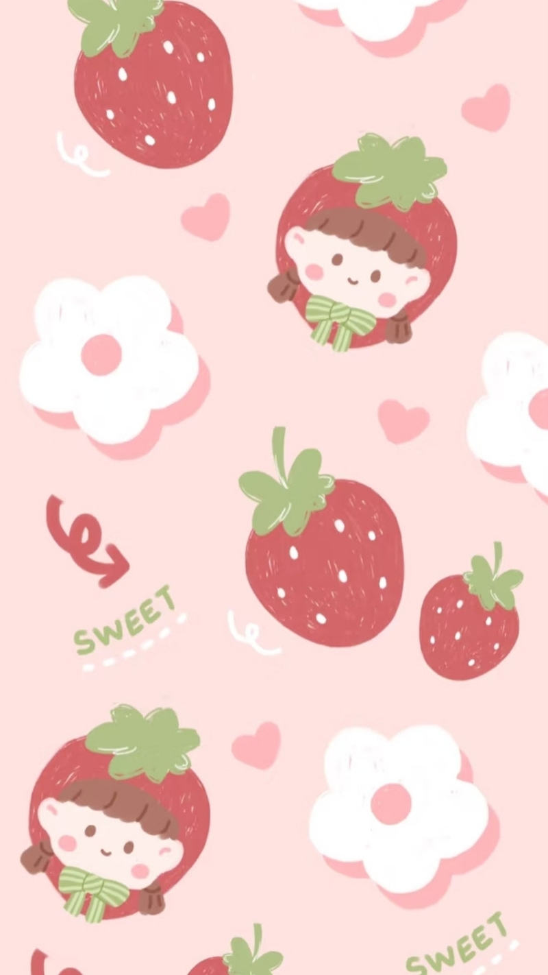 Hình nền dâu tây (11)